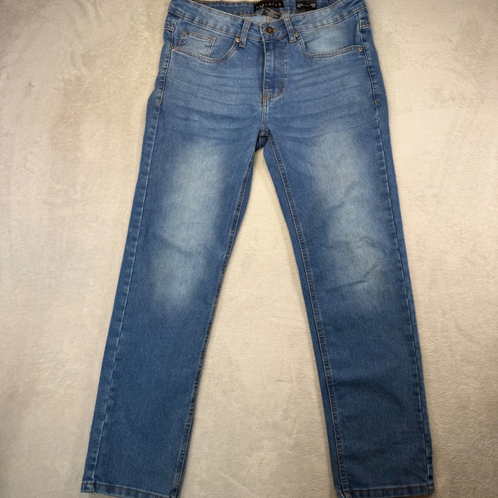 Departed Premium Denim Slim Fit Jeans Mens 33x30 Medium Wash‎ Blue Stretch Denim